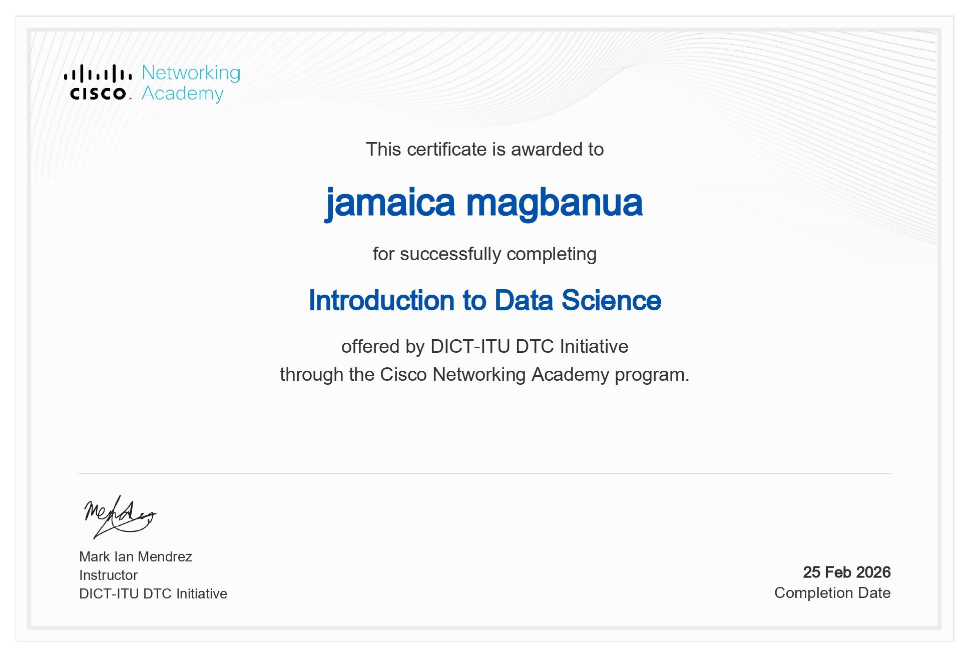 Introduction to Data Science